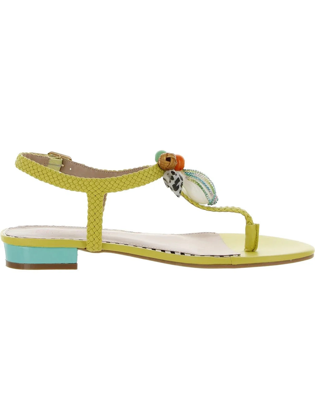 Embellished Slingback Womens Buckle Johnson Sandals Betsey Aleena