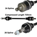 '+6" 15 Axle Renegade Rear 1000 fits ArmorTech Can-Am Extended 12 13 14 CV Right