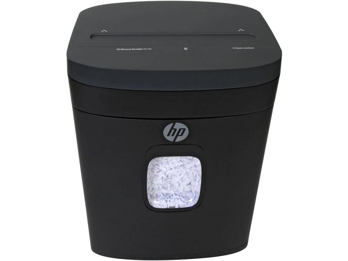 Minute Time Paper - Run Minute Staples, Credit Shredder - - for Time Card, Royal - Down Envelope 5 Cool - Wastebin Cut 14 Micro Paper, gal 40 Per MC145 3 - - shredding Pass 8.75" Throat Capacity