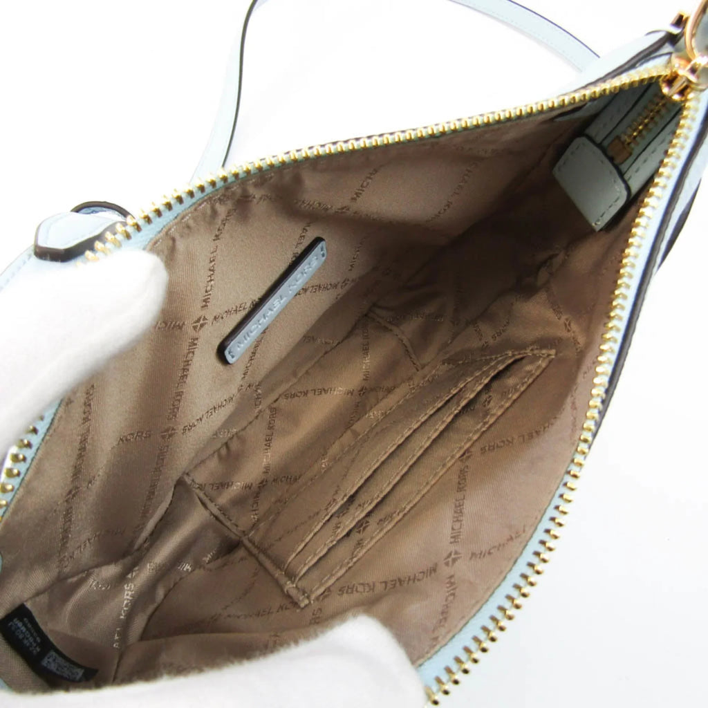 Blue (Good) Leather Kors Michael 35R3G4DC5L Shoulder Bag Pre-Owned Women's DOVER Light