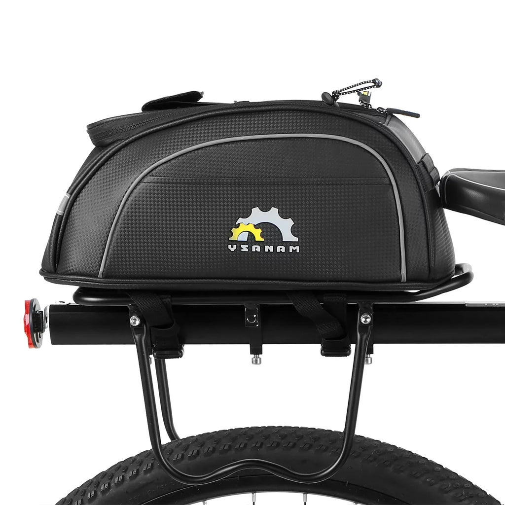 '- MTB Luggage Bag Insulated Trunk Pannier Waterproof Rear Rack Storage Bike Bag Cycling Carrier Cooler