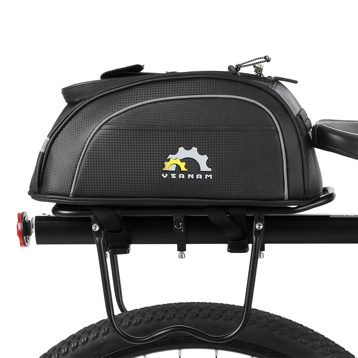 '- MTB Luggage Bag Insulated Trunk Pannier Waterproof Rear Rack Storage Bike Bag Cycling Carrier Cooler