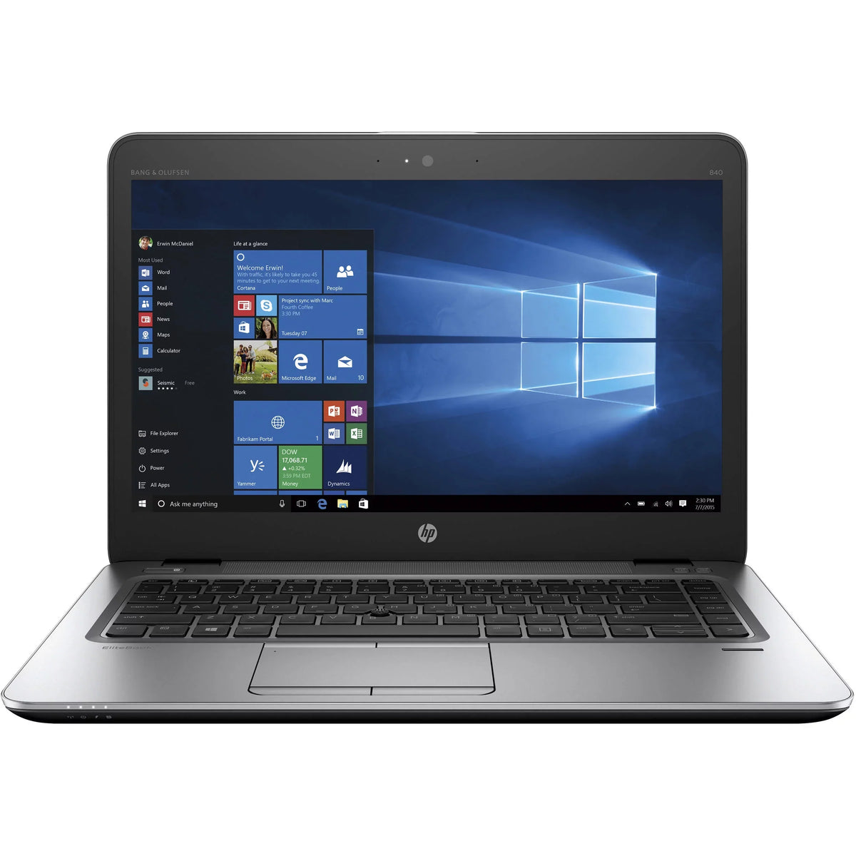 (Refurbished) Core HP 840 Windows 16 Intel Pro GB GB 256 Touch Elitebook GHz 14" i5 SSD 10 2.40 G3 Restored Laptop