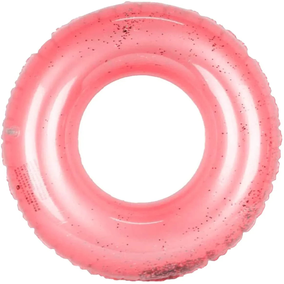 Adults Fun Pool Inflatable Floaties, Toys, 48 Round Inside, Glitter Rose Summer Pool Float Kids Inch Rings Gold Alyvia Swim with | Party for Beach &