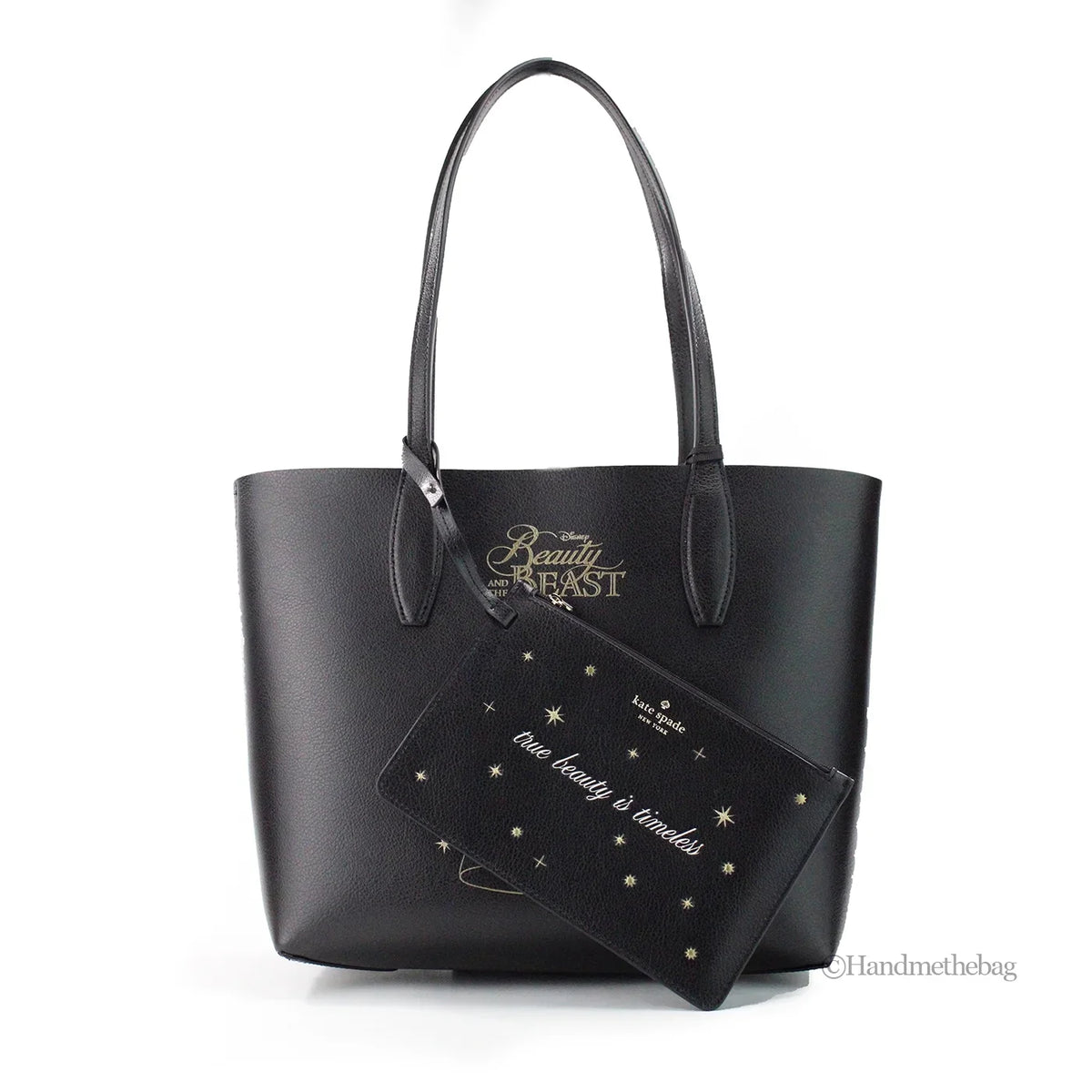 Disney The Leather Tote Kate Spade Beast X And Beauty Handbag Small Reversible