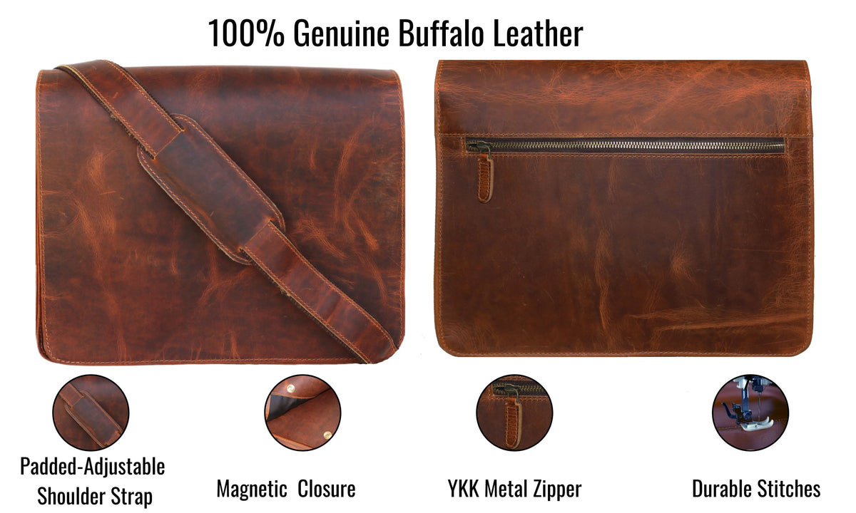 briefcase office men satchel bag shoulder MacBook bag iPad Handmade distressed for Leather bag gift for