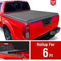 Nissan Roll-up | Bed Compatible Bed Soft Frontier Truck (73") 6' TCN169058 MaxMate Tonneau 2022-2024 | Cover with