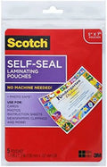 Photo 5-Pack Laminating Pouch, 5 x 7 Document or Glossy Scotch Inches, (PL905)