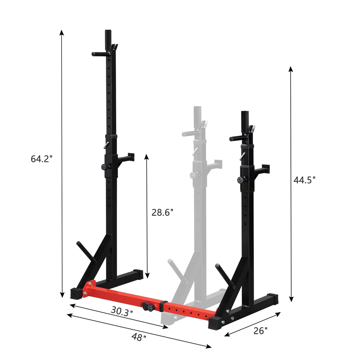 Fitness Kmowoo Barbell Bench Indoor Press Multi-function Trainer Adjustable Stand Home Squat