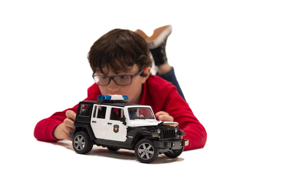 car Police Policeman Jeep with Rubicon