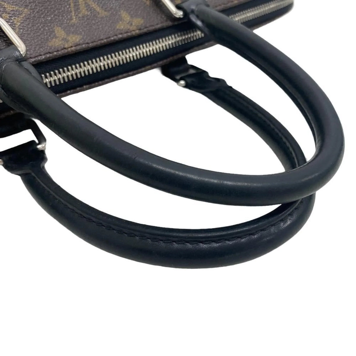 Porte M40868 Brown Pre-Owned Men's Z0006266 (Fair) LOUIS Bag Monogram Document Jour VUITTON