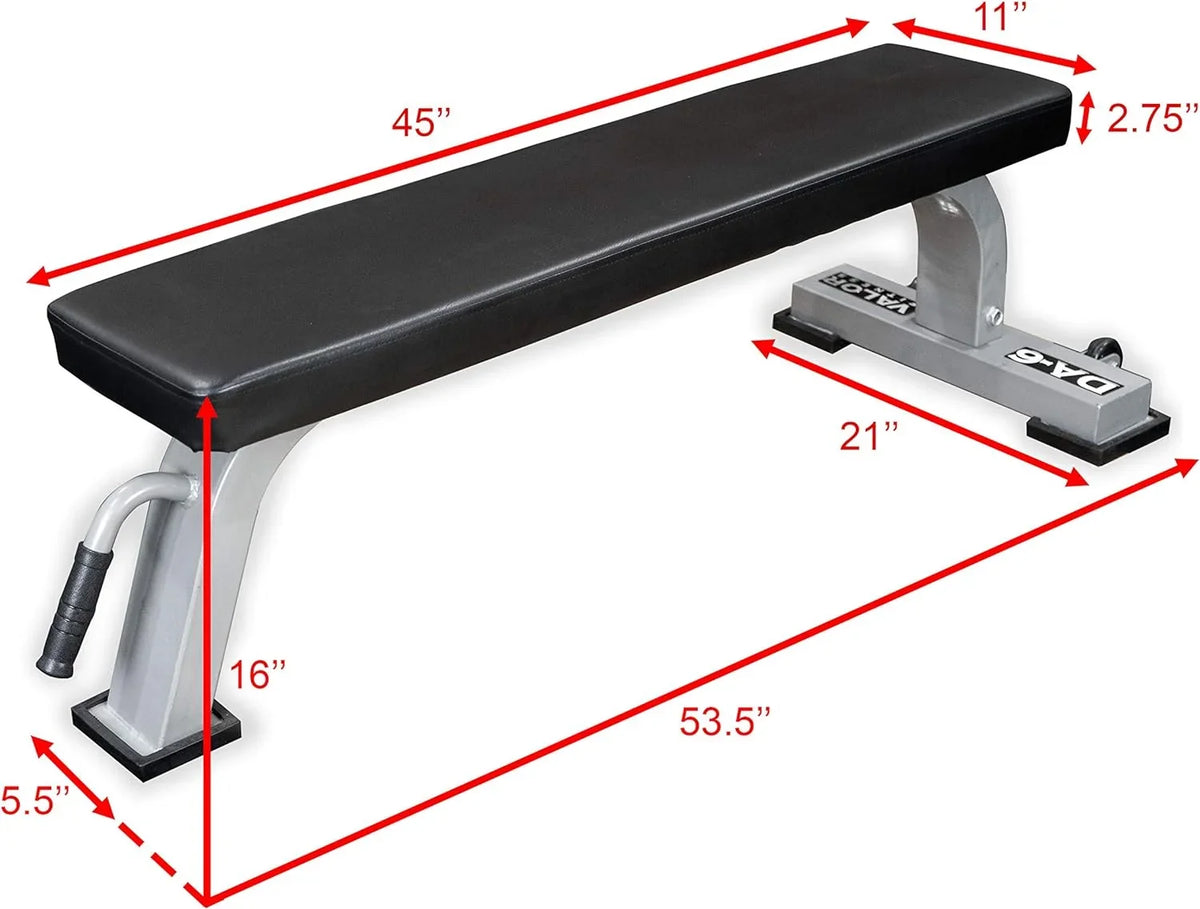 Great Workout Steel Flat Weight Benches Gym Bench With For Padding High Home And Solid Density Or - - Bench Flat Frame