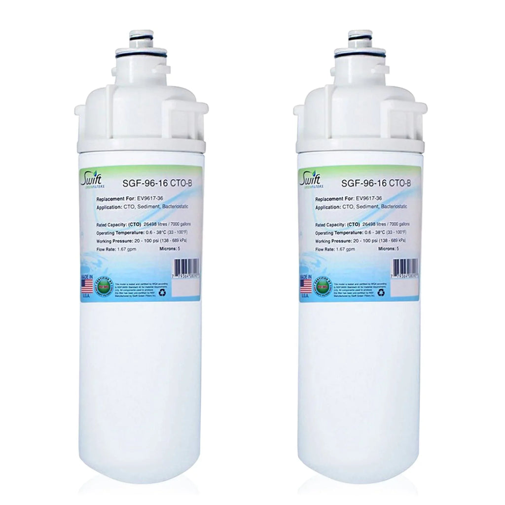 (Pack 2) of SGF-96-16 Compatible Filter Filters CTO-B EV9617-36, Commercial Swift in for Made Green Water USA