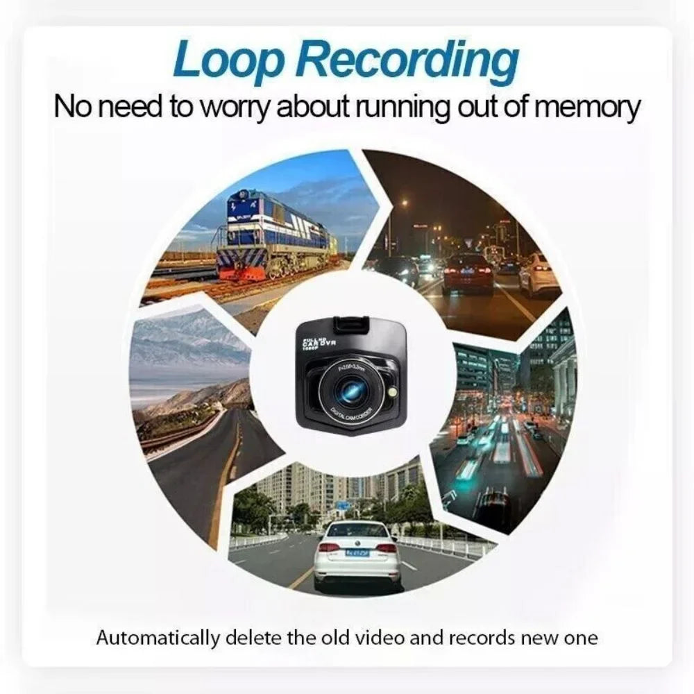 Full 2.4'' 1080P Vision Cam HD Front Car Rear Night Dash or DVR Camera G-sensor