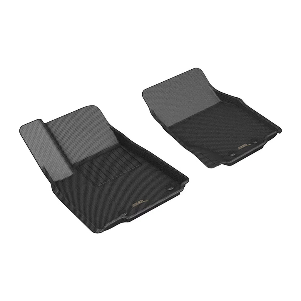 Mat - with (BLACK) KAGU MAXpider L 2022-2024 CHEROKEE compatible 3D Front GRAND JEEP Row Floor
