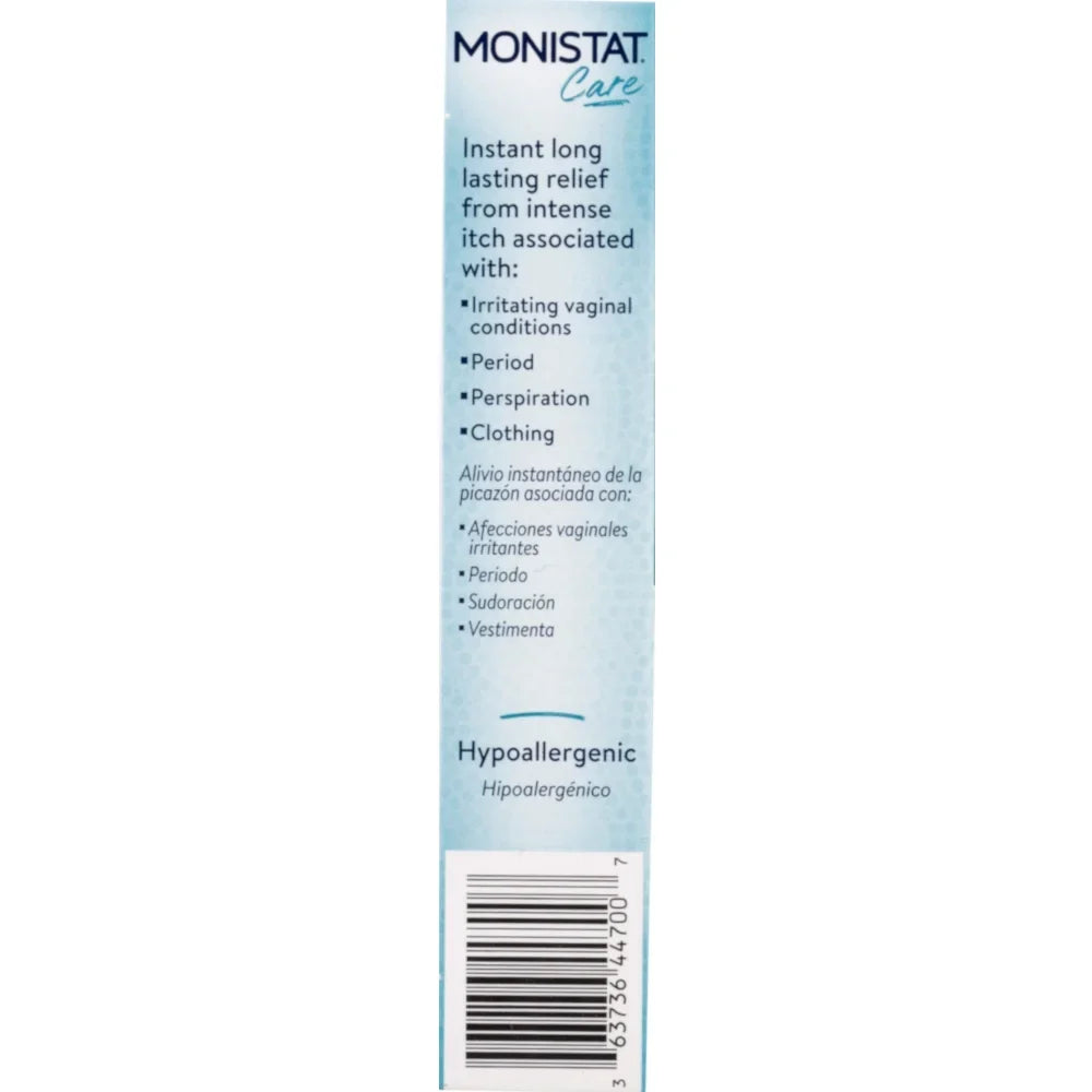 Instant Maximum Itch 5 Cream, Monistat Ounce 1 Care Pack Strength Relief Each