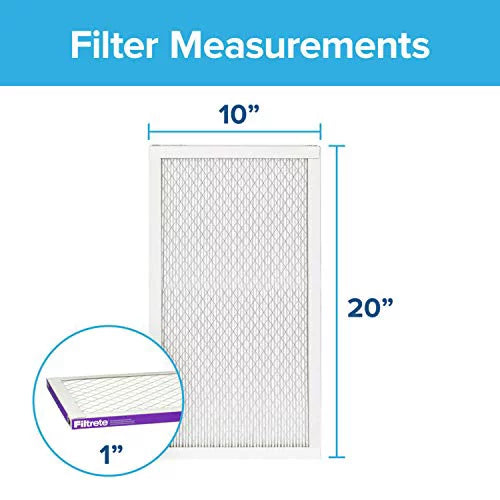 10x20x1, Filtrete 19.81 Living AC 0.78) Furnace x Ultra 9.81 Air 1500, (exact Healthy dimensions x MPR Filter, 6-Pack Allergen,