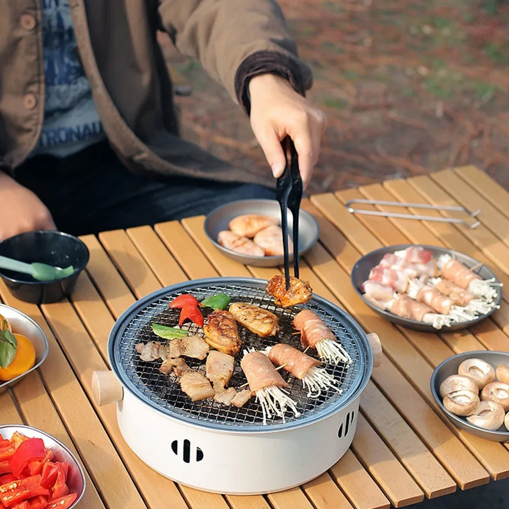 Cooking Grill Stove Portable Barbecue Ideal Dcenta Charcoal Camping for BBQ