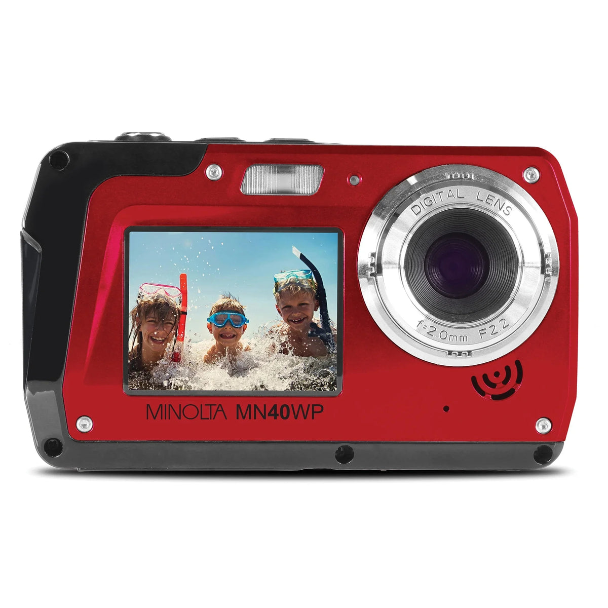 MP Red Digital 48 Camera, Minolta Waterproof