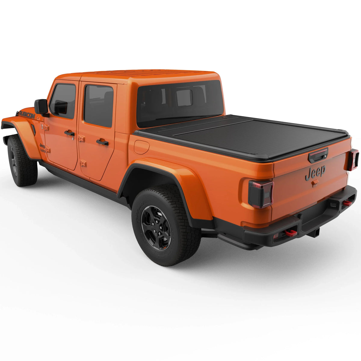Pickup Electric Bed Wrangler Rolltrac 2020-2024 Sport Unlimited Gladiator Crew Retractable Cab Jeep RT039031E Fits 4 2018-2023 Door Jeep EGR Fits Cover