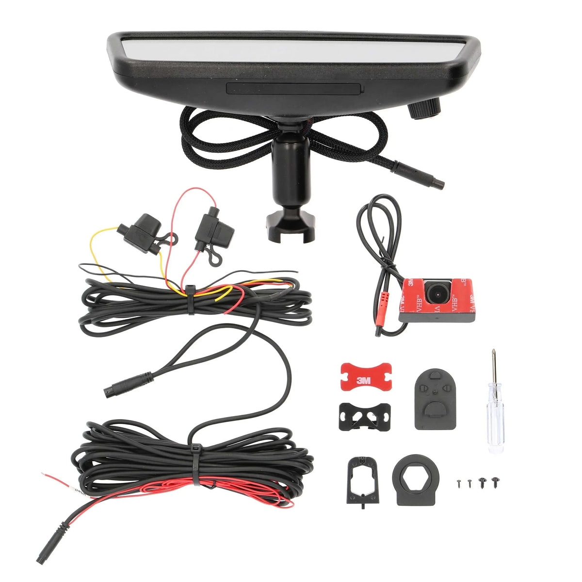 TE-LVM9 1280×320 View Rearview Rear 9" & Front Mirror 1080P Streaming iBeam Live