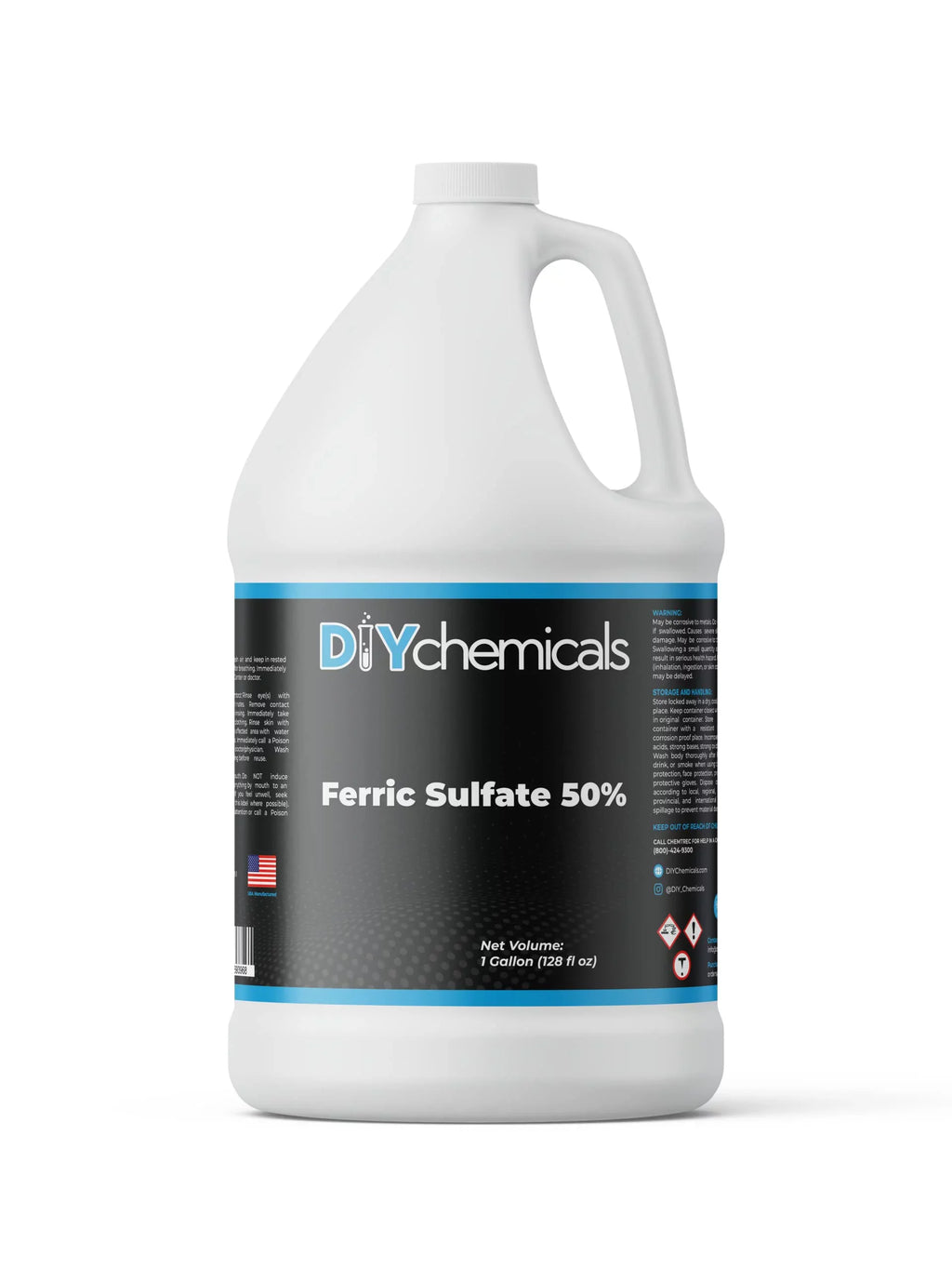 Treatment 50% in - USA Dissolved Clarification Flotation Sulfate and Water (1Quart) Ferric Made and DiyChemicals - Air Waste