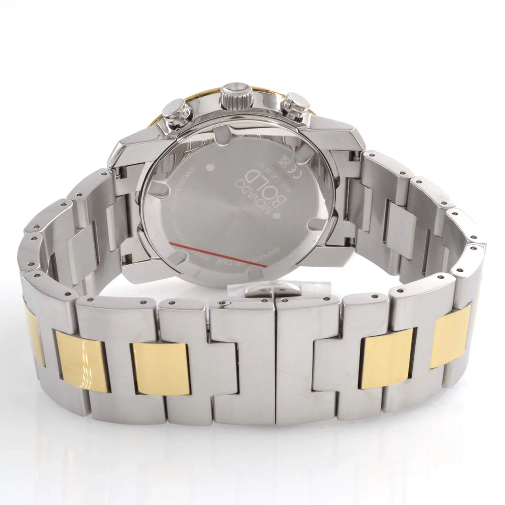 Bold Dial Chronograph Movado 3600432 Silver Men's Watch