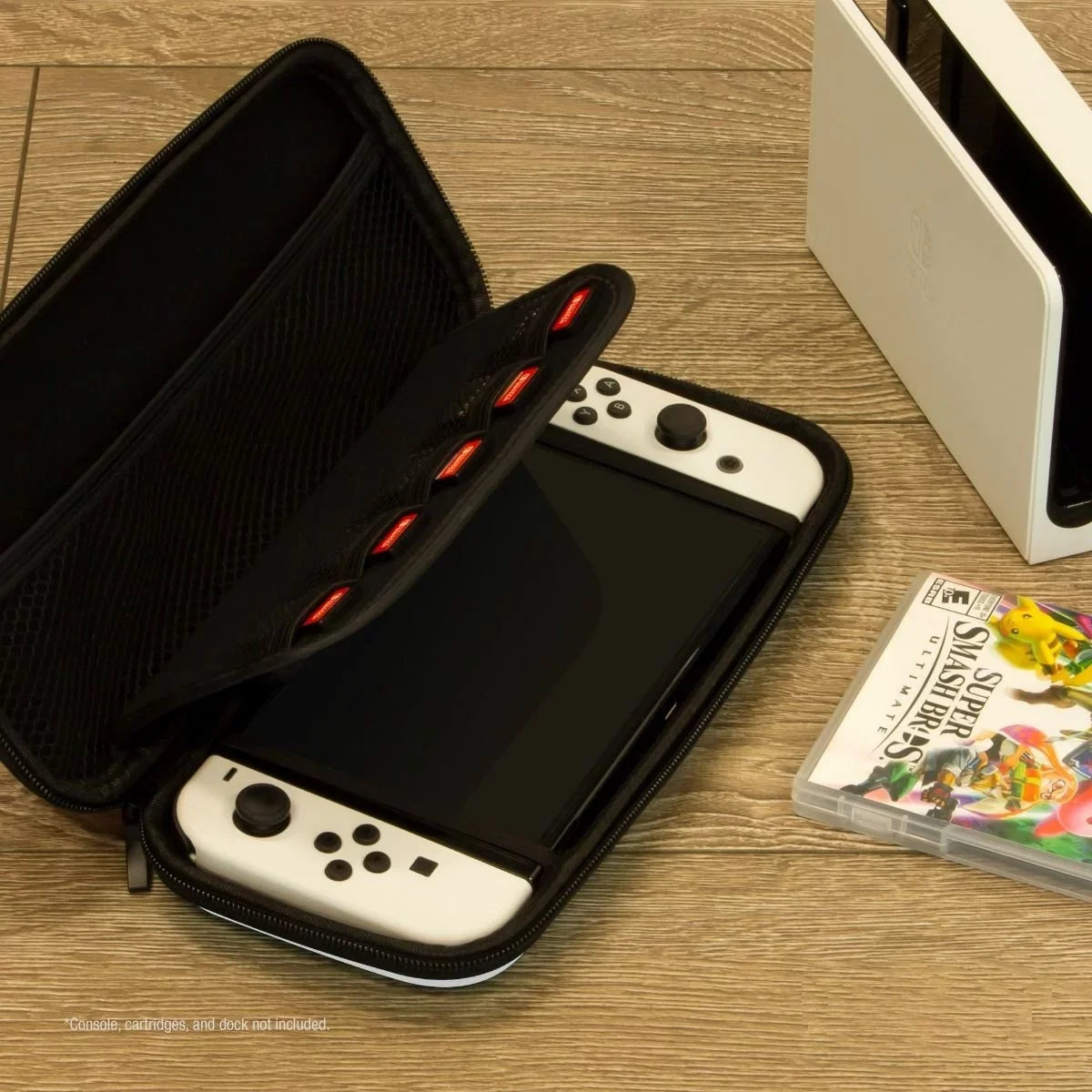 w/ Switch Hard OLED Japanese Case Nintendo Shell White POWEVER Carrying Edition