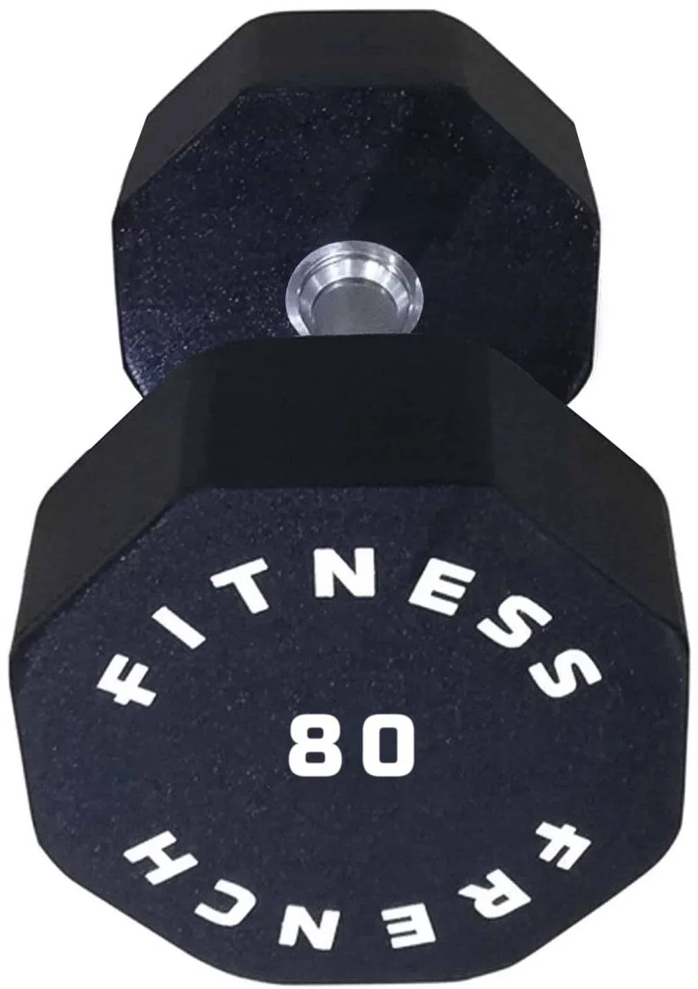 (New) French Single - Fitness Sided Dumbbell lbs Urethane Hex 8 80