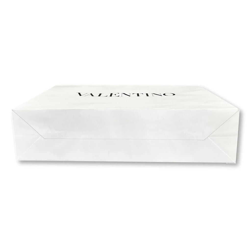 Valentino Gift Packaging Paper Shopping Logo White Designer Bag Large