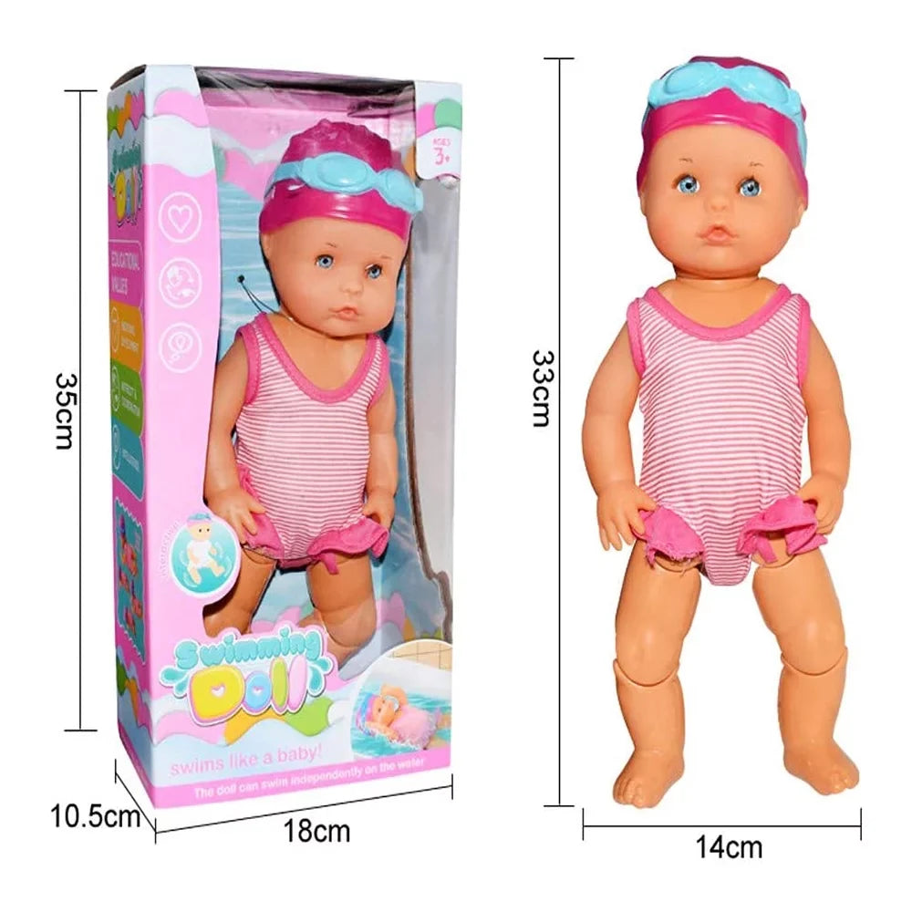 Toys Toys, Child, Swimming Doll Bathtub Pool Waterproof Sulobom Bath, for Kids, Electric Pool