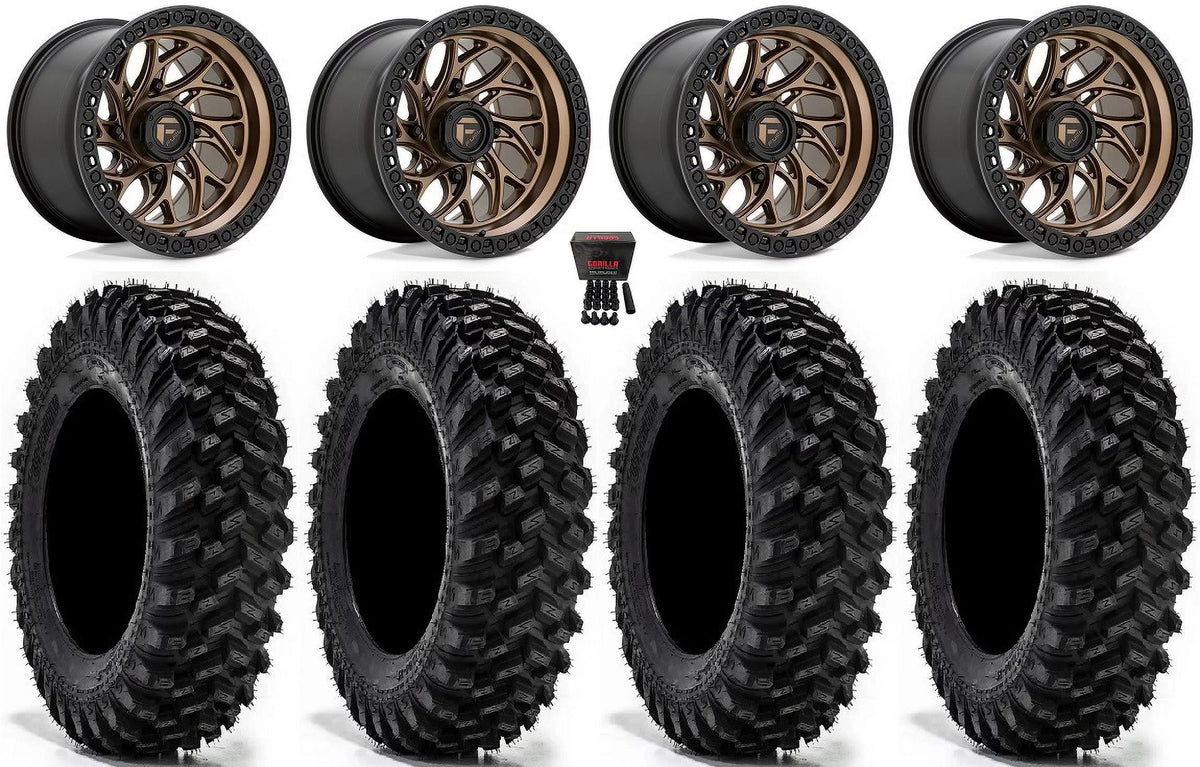 PRO Runner Fuel Warrior 1000 XP 900/1000 / Tires XP Wheels Bronze 15" XP / RZR XT Polaris 30" Ranger