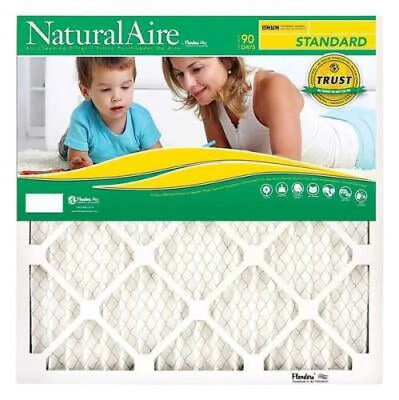 in. 1 H MERV in. x Air 16-1/2 Pleated 21-1/2 NaturalAire W 8 Flanders (Pack Filter x D 12) of in.
