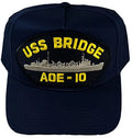 Veteran USS Owned - HAT Navy AOE-10 - Ship Business Bridge Blue