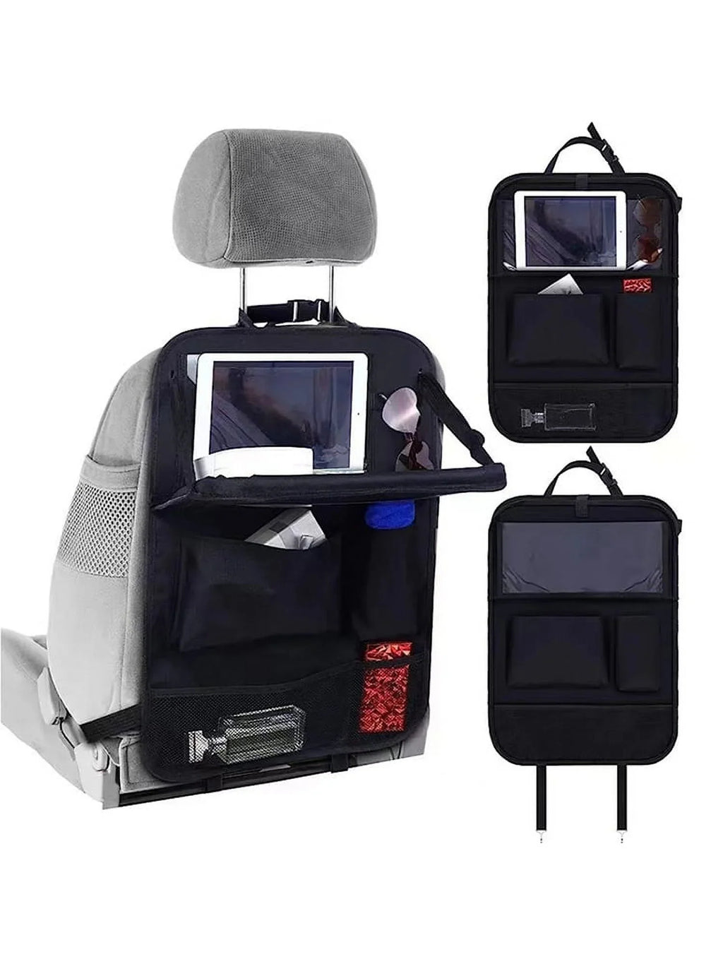 Folding Tablet With FeiraDeVaidade Backrest Organizer,Car Organizers, 3-In-1 Seat Car Children'S Storage Car And Table