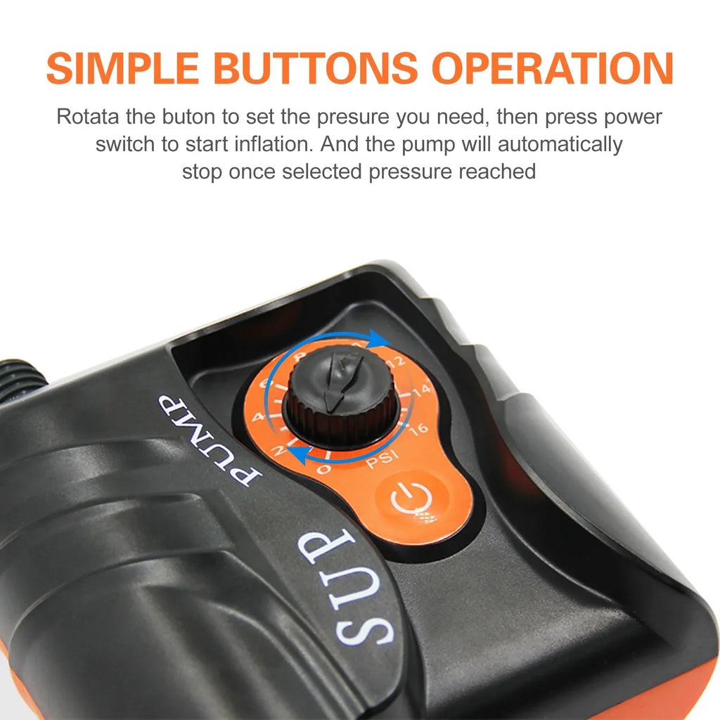 Inflation and Exclusive with Inflatables for Air Electric PSI 16 Pump Boats 6 Dcenta Nozzles