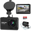 and Ways, Parking Full with Cam Lock, SD inch Mini Loop Dash Rear, Accident Card, Vision, Cam 2 Night Screen, Car,Motorcyle,Balls HD 32GB IPS 1080P WDR, Monitor Recording, Mounting Dash 2.45 Front