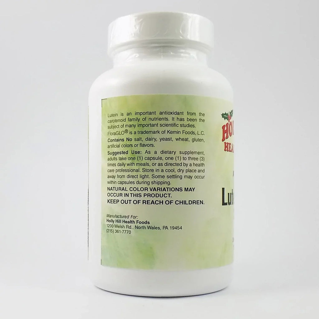 Capsules Hill Foods, Vision 120 Support Holly For With Health FloraGLO, Plus Lutein