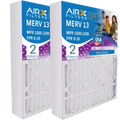 with to MERV 16x25x5 Filter Made Premium Pack Compatible AIRX FPR AIR. MPR Comparable 9 CLEAN USA 13 Filter Furnace 2 255649-105 2200 by WICKED Air 1500 FILTERS - & Air 16x25x5 Bear