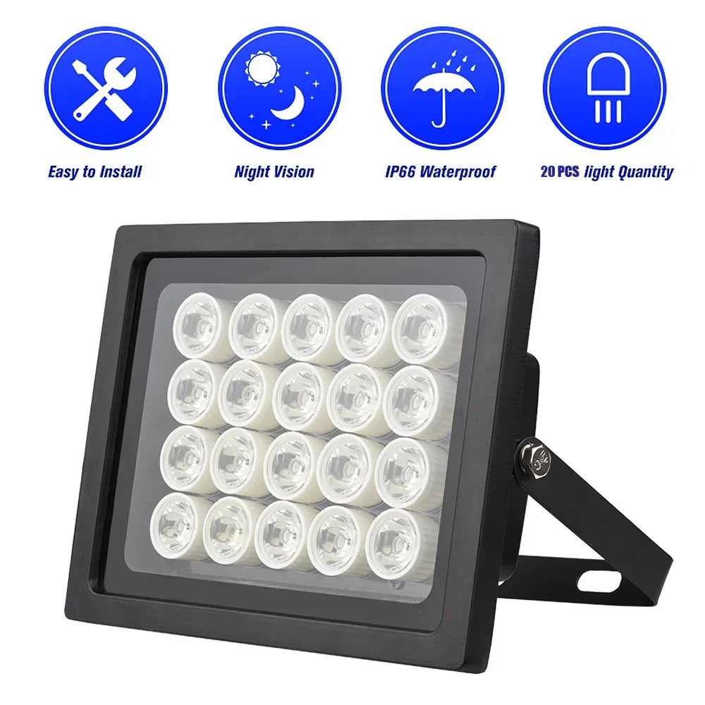 Angle Camara Professional 20pcs Wide Waterproof for LEDS Long CCTV GoolRC