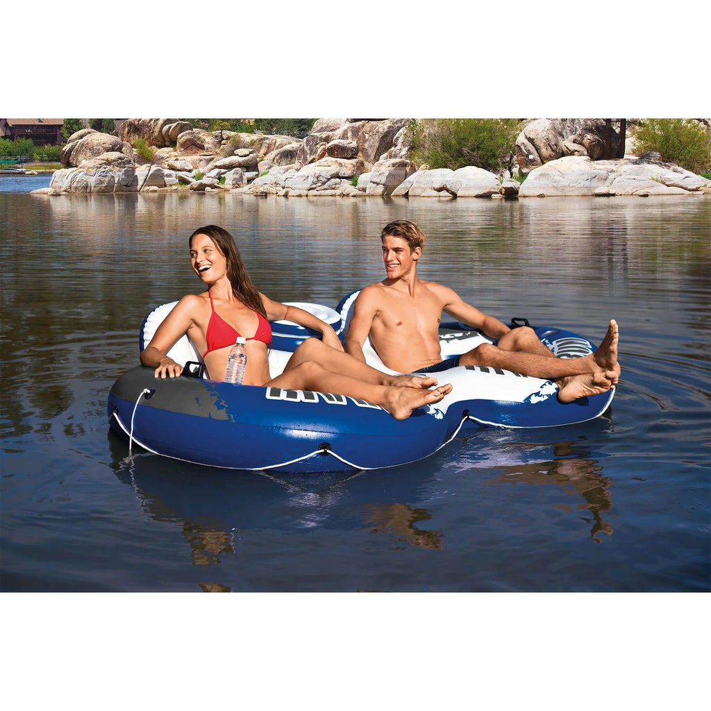 Intex Pack) II (18 Run Pool Tube 2 Cooler Inflatable Float w/ Person River