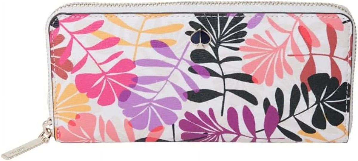 long Hawaii Slim Continental York Exclusive Cream New Kate Floral Wallet Spade