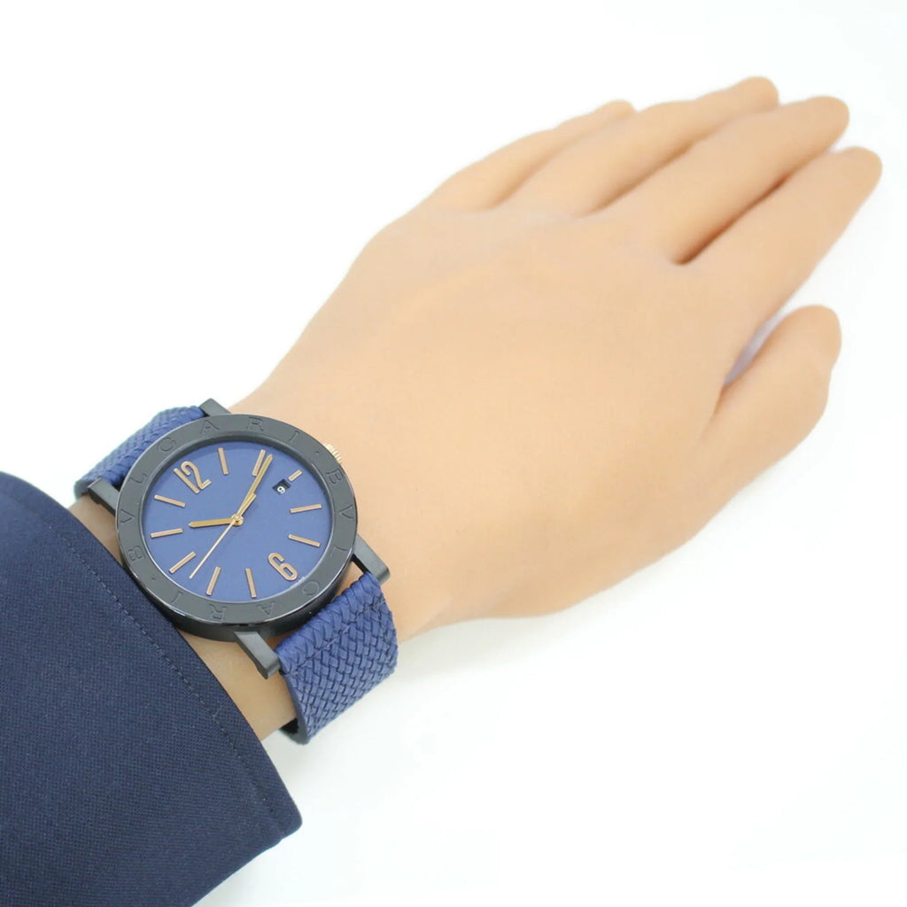 self-winding (Good) men's steel 103133 watch BVLGARI stainless Bvlgari BB41S Pre-Owned