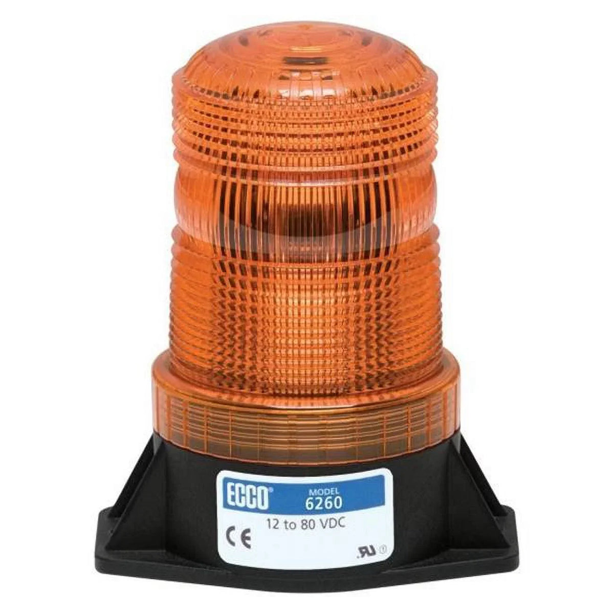 ECCO 6262 Exit Medium Mount 2-Bolt LED Beacon Profile Group Side Safety Series Wire Light Amber
