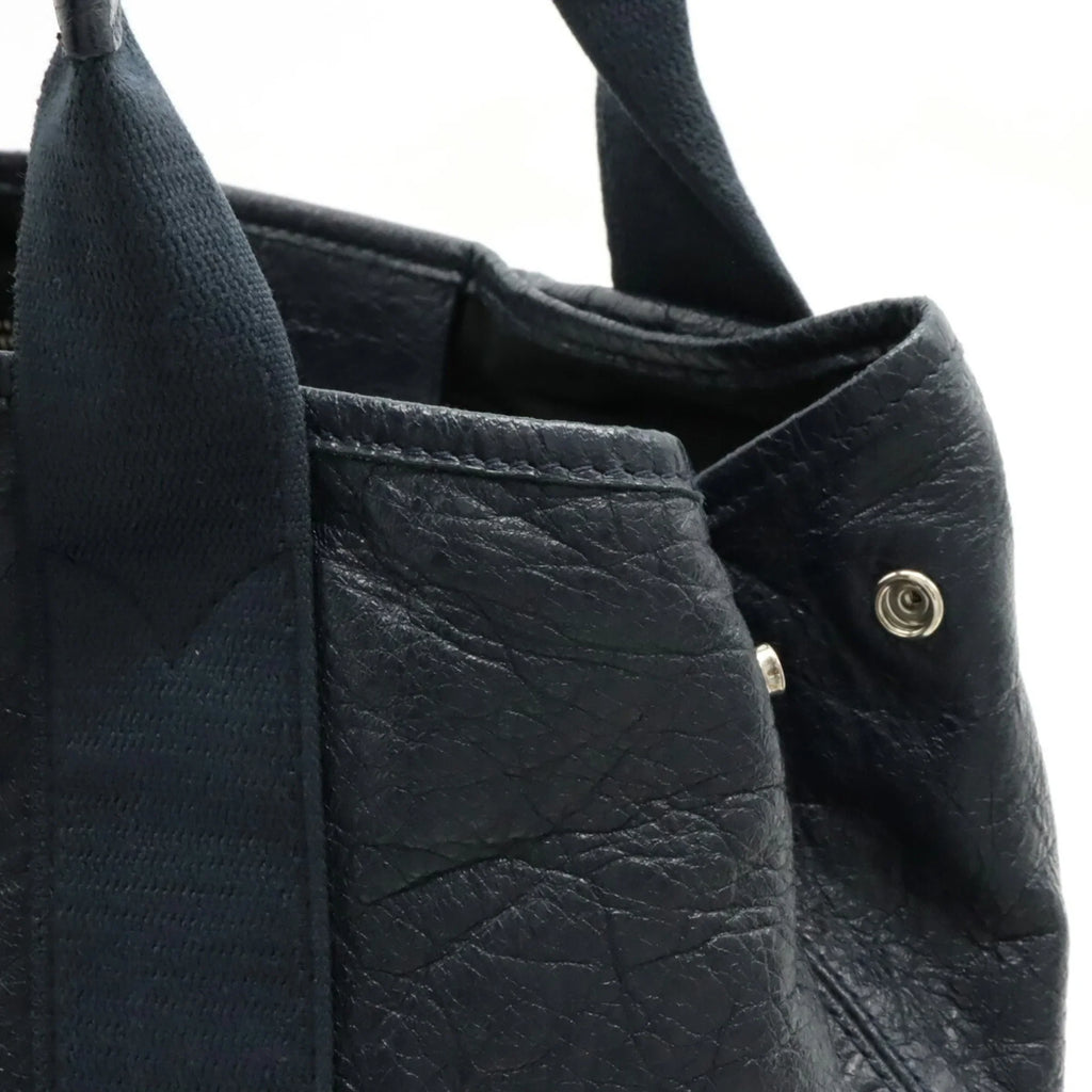 339933 Pre-Owned Leather Balenciaga (Good) Handbag,Tote Women's Navy Bag