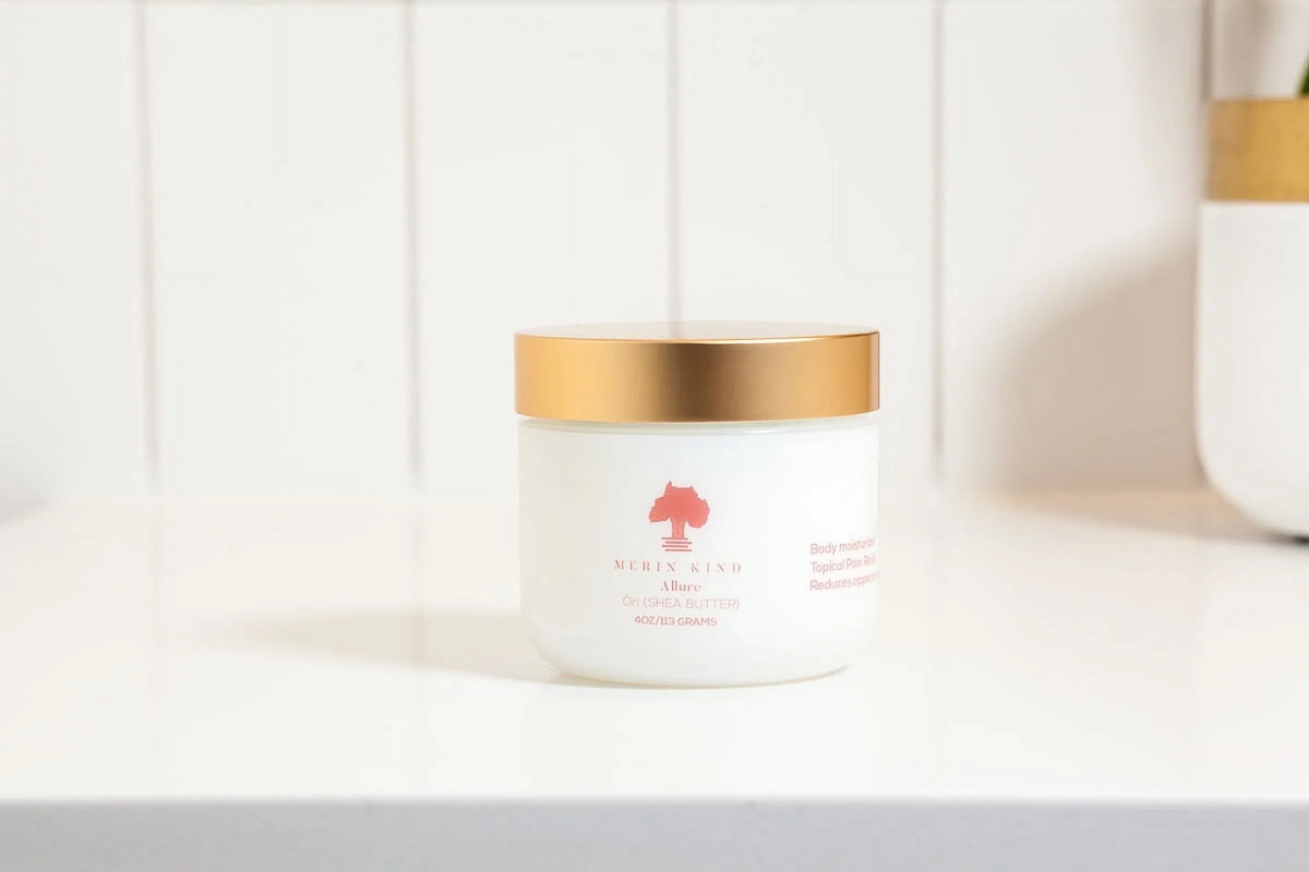 Body Butter -Skin Orange, Kind Whipped ALLURE and 8oz.) Merin Tansy Hair (Blue Vanilla Shea