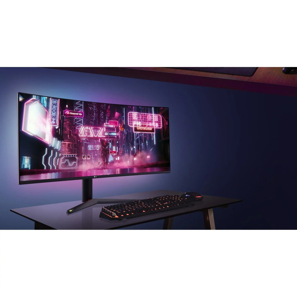 37.5" UltraGear 1ms (160Hz (3840 38GN95B-B LG IPS 144Hz Gaming DisplayHDR 1600) Nano Curved 600, G-Sync QHD NVIDIA Overclock), x Compatibility Monitor