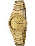 SYM600K Women's Watch Gold Stainless Seiko Dial 5 Automatic Steel Gold-Tone