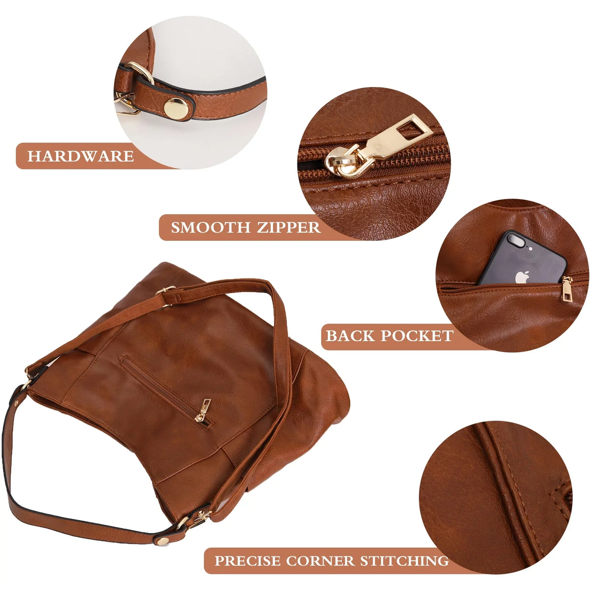 Christmas, Fashion Day, Handbag (Birthday, Cross Women's Hobo Gift) Mother's Leather Shoulder Bag Vegan Graduation Purse Valentine's Day,
