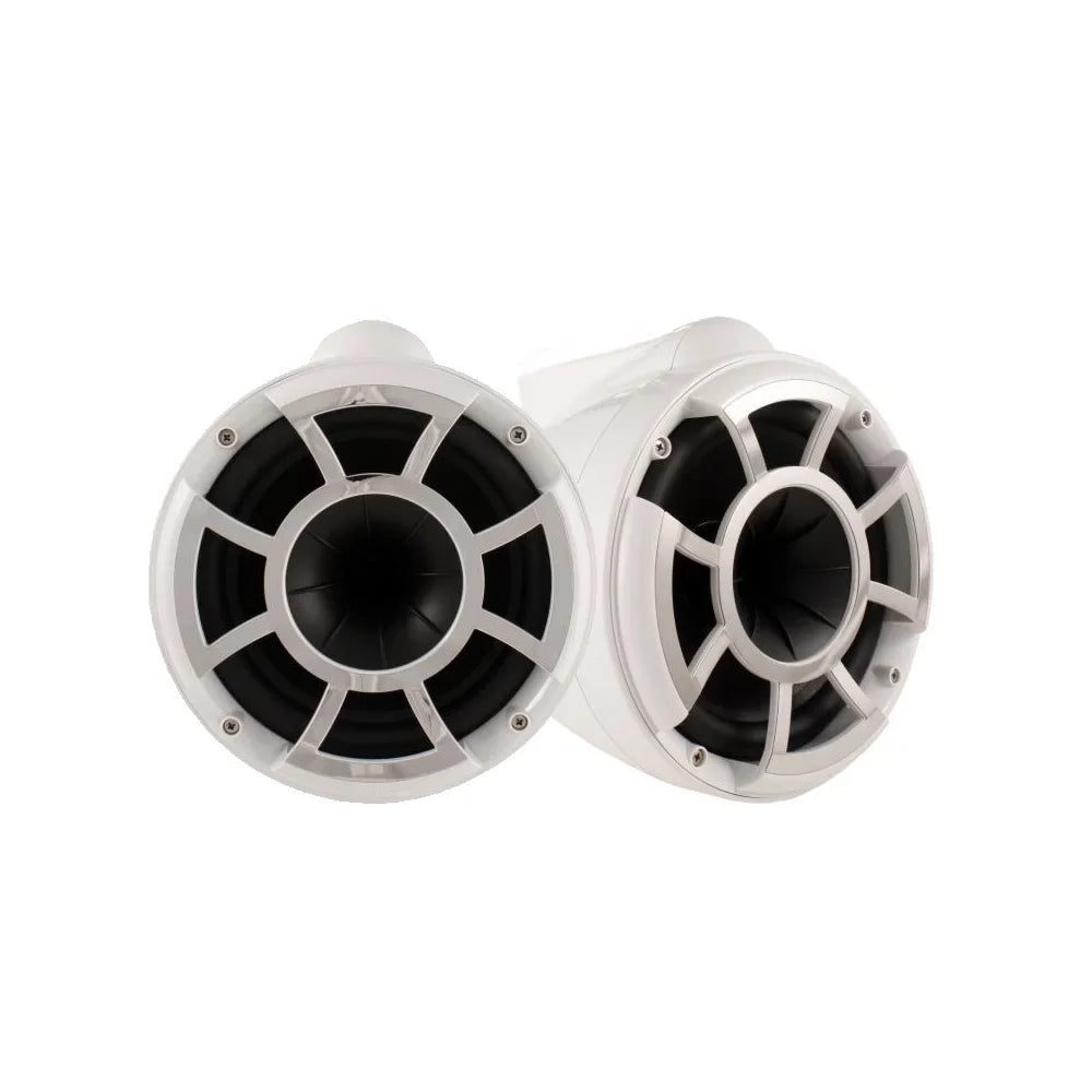 Tower REV10 MAXIMUS - Adapters & MAXIMUS Swivel Speakers for Tower Mount CENTURION White Wet 10" Sounds CENTURION